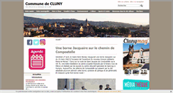 Desktop Screenshot of cluny.fr