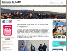 Tablet Screenshot of cluny.fr
