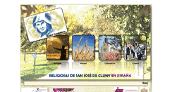 Desktop Screenshot of cluny.es