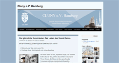 Desktop Screenshot of cluny.de