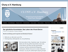 Tablet Screenshot of cluny.de